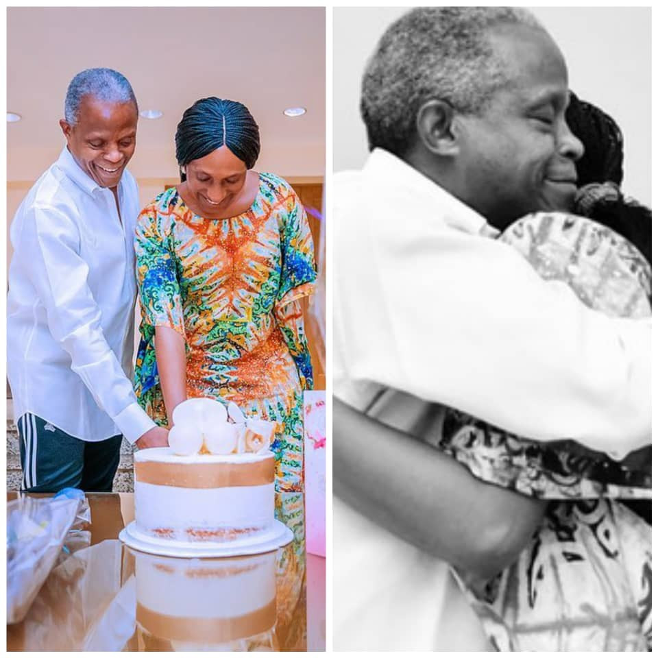 Yemi Osinbajo and his wife