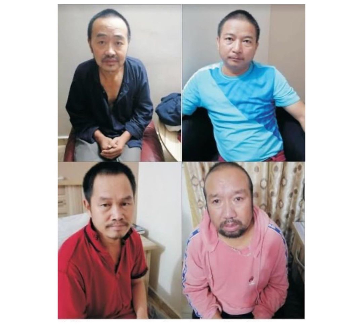 Four abducted chinese