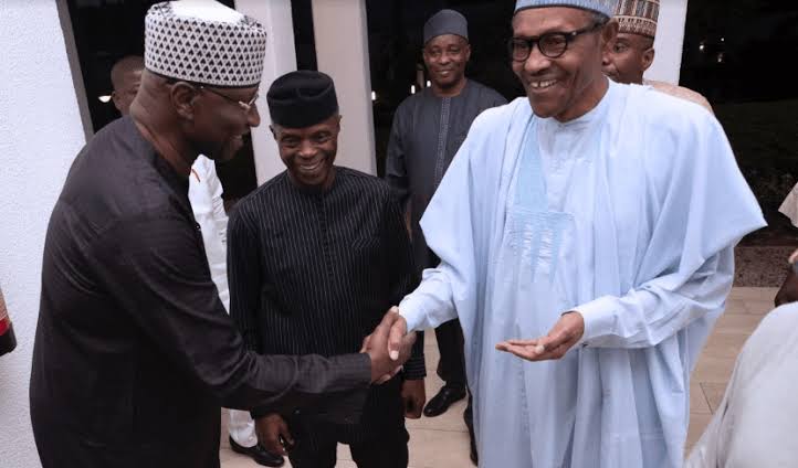 President Buhari and Boss Mustapha