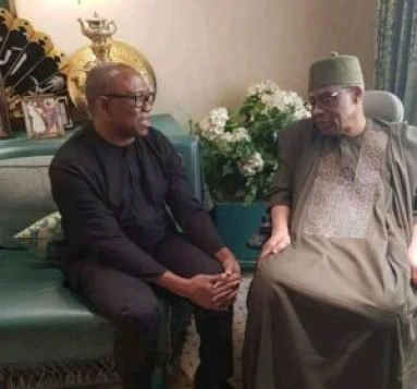 Peter Obi with IBB