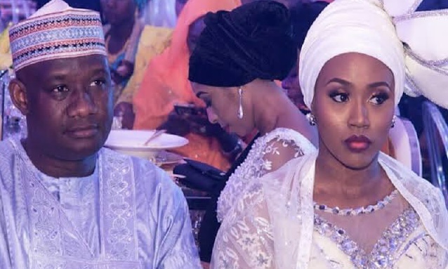 Auwal Lawan Abdullahi with wife, Halimat