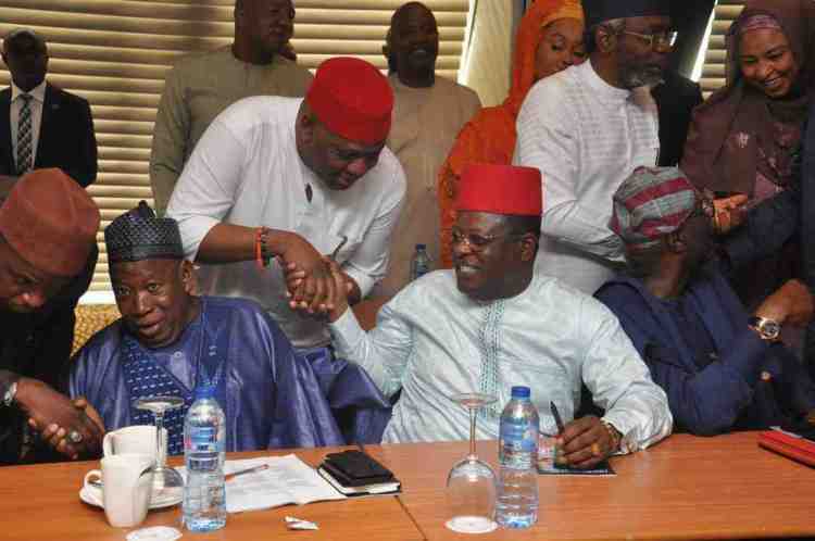 Tinubu, APC governors, NWC members meet in Abuja [PHOTOS]