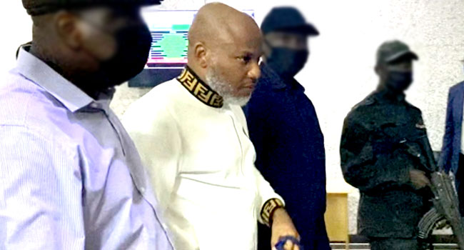 BREAKING: Nnamdi Kanu Loses As Court Rejects His Main Request