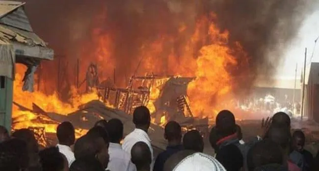 Fire Guts Popular Market In Enugu