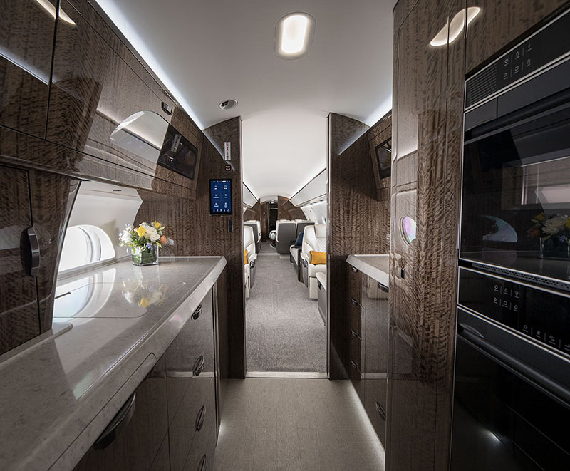 Gulfstream G-700 cabin - PHOTO CREDIT: Gulfstream.com