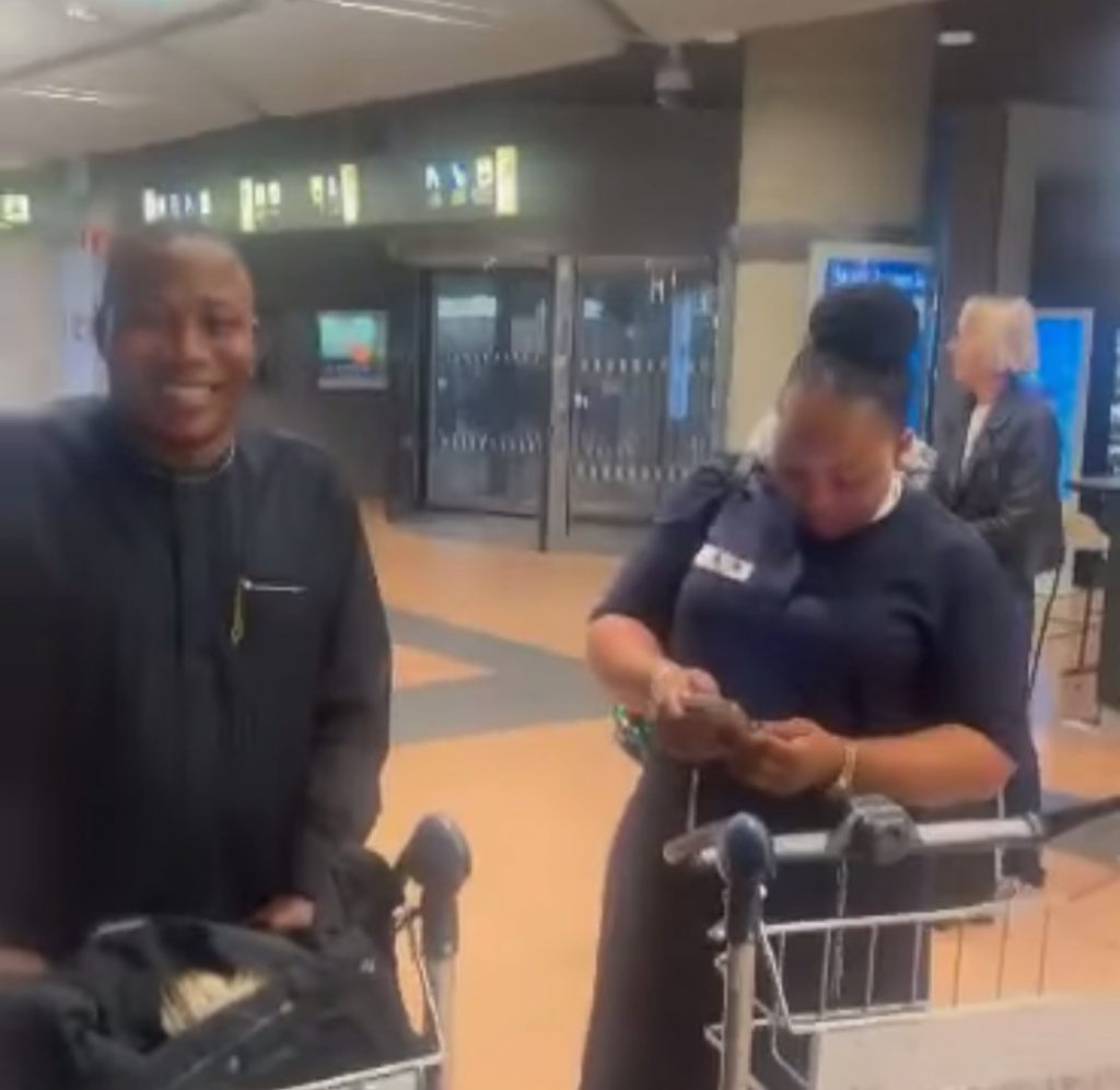 BREAKING: Sunday Igboho arrives Germany, reunites with family