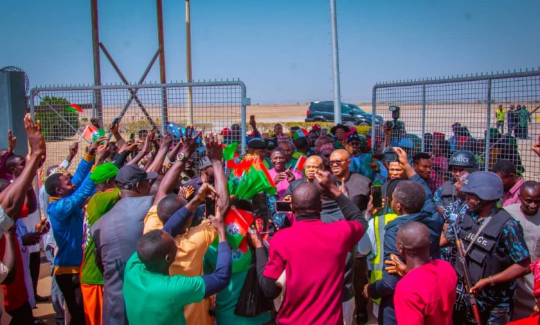 JUST IN: How Massive Crowd Received Peter Obi In Jos (PHOTOS)