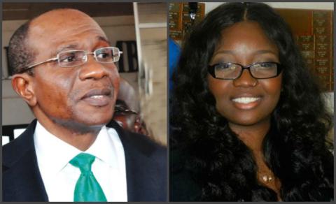 Drama As EFCC Operatives Go After Emefiele's Wife (PHOTO)