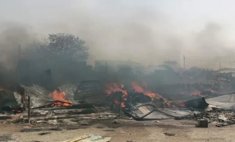 Panic As Fire Razes Popular Radio Station