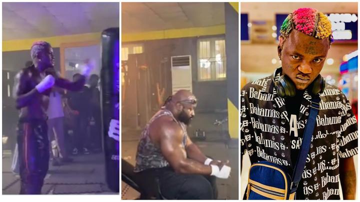 Many Surprised As Portable Beats Kizz Daniel's Main Bouncer (VIDEO)