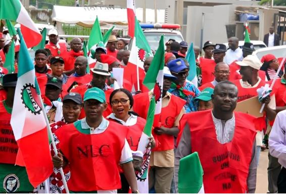 BREAKING: Tension As NLC, TUC Members Block Disco HQ, NERC Offices, Staff Stranded