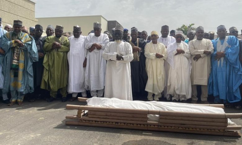 JUST IN: Shettima, Ganduje Bury Their In-Laws In Kano (PHOTOS)