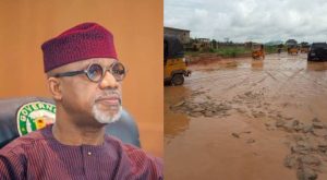 Angry Netizens Blast Gov Abiodun Over Embarrassing Roads In Ogun (PHOTOS)