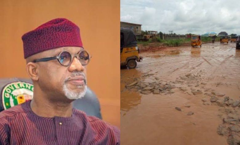 Angry Netizens Blast Gov Abiodun Over Embarrassing Roads In Ogun (PHOTOS)