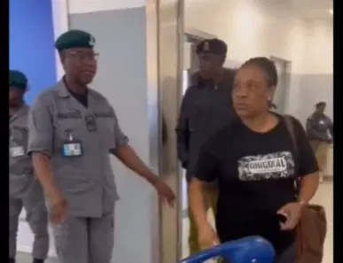 Drama As Woman Who Tore Her Husband's Passport Releases New Video, Dares Him To Speak (VIDEO)